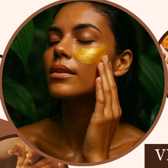 Nature's facial for radiant skin